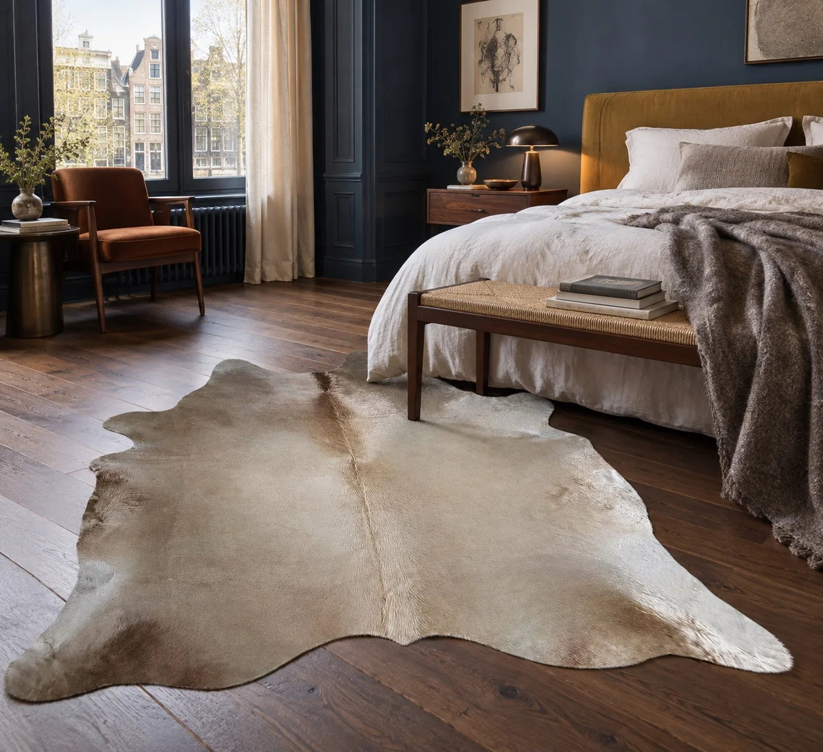 Peau de vache Brume dans un intérieur