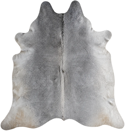 Peau de vache Argent, vue du produit aux tonalités gris clair