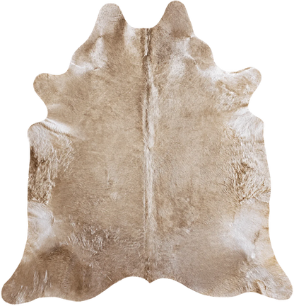 Peau de vache Craie, vue du produit aux tonalités crème et taupe