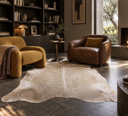 Peau de vache Craie dans un intérieur